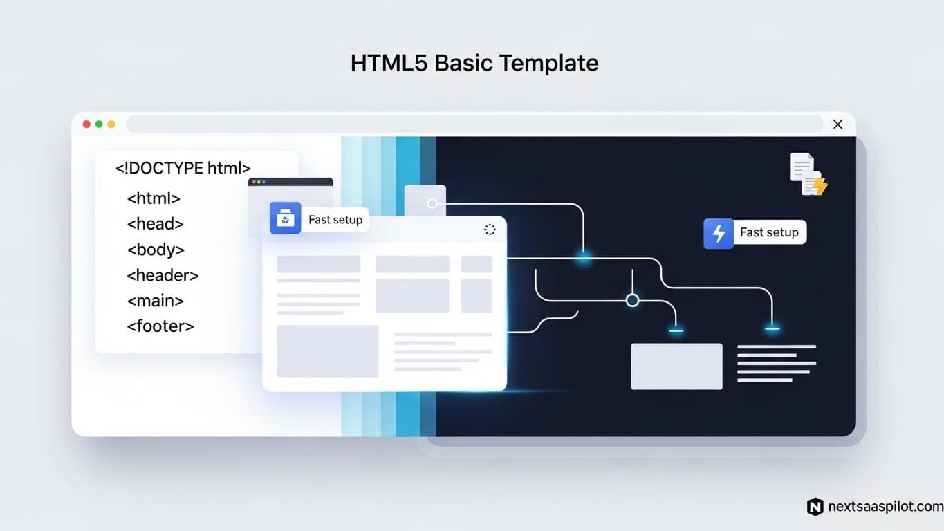 Free HTML5 Basic Templates for SaaS Websites: The MVP Launchpad
