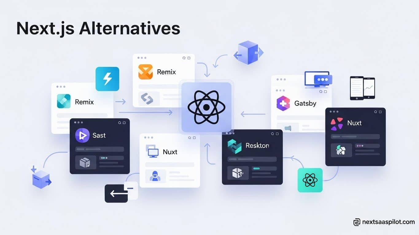 Top Alternatives to Next.js for SaaS Development