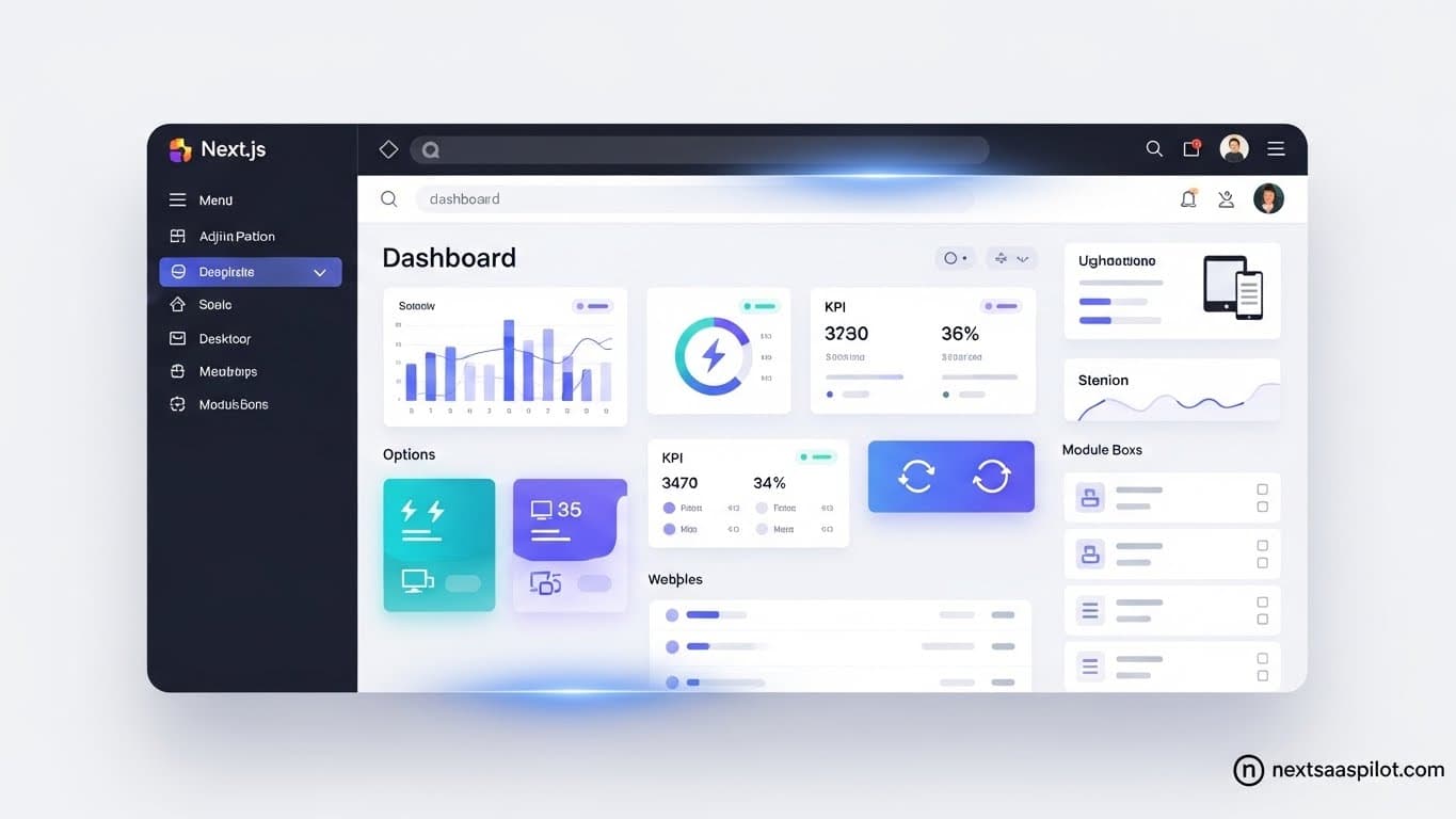 Next.js Dashboard Template for SaaS Applications